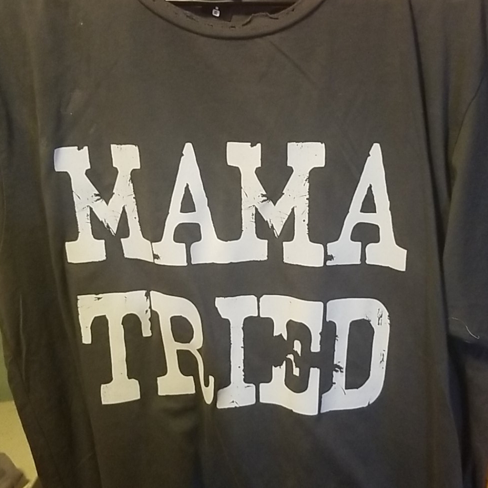 Brand new shirt with customize saying
